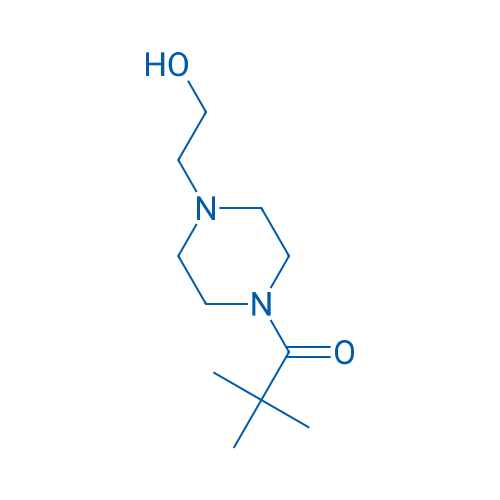 1-[4-(2-Hydroxyethyl)piperazin-1-yl]-2,2-dimethylpropan-1-one 1g