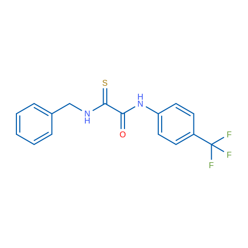 1-(Benzylcarbamothioyl)-N-[4-(trifluoromethyl)phenyl]formamide 1g