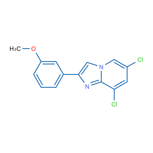 6,8-Dichloro-2-(3-methoxyphenyl)imidazo[1,2-a]pyridine 1g