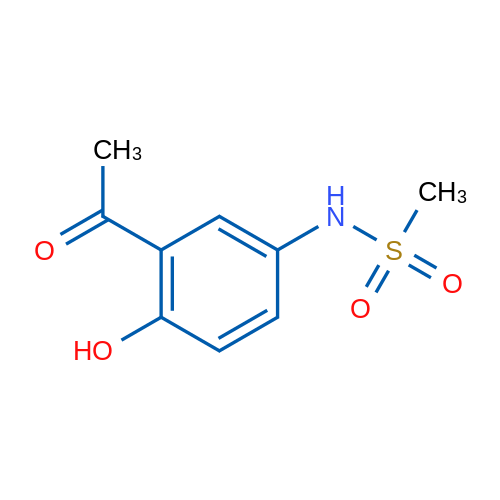 N-(3-Acetyl-4-hydroxyphenyl)methanesulfonamide 1g