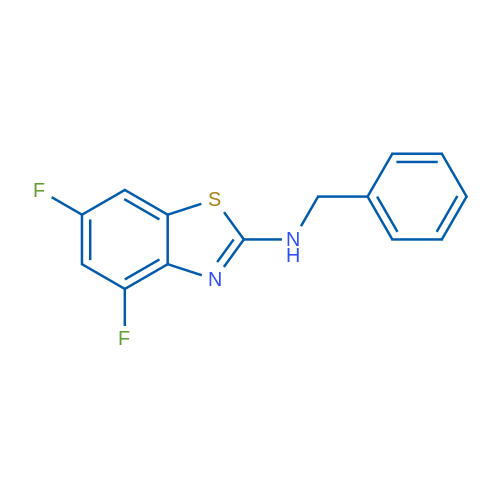 N-benzyl-4,6-difluoro-1,3-benzothiazol-2-amine 5g