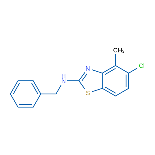 N-benzyl-5-chloro-4-methyl-1,3-benzothiazol-2-amine 250mg