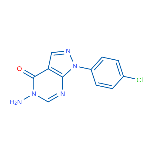 5-amino-1-(4-chlorophenyl)-1,5-dihydro-4H-pyrazolo[3,4-d]pyrimidin-4-one 1g
