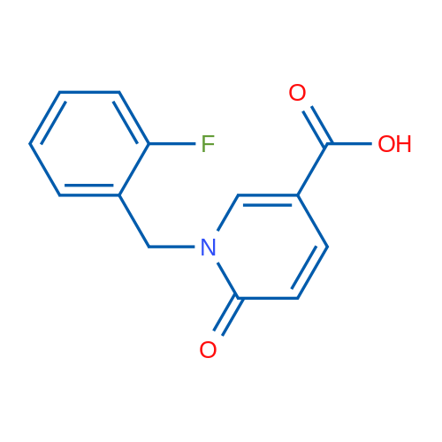 1-(2-Fluorobenzyl)-6-oxo-1,6-dihydropyridine-3-carboxylic acid 10g