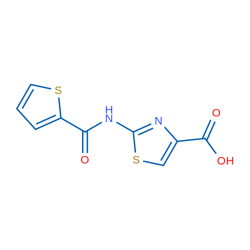 2-[(2-Thienylcarbonyl)amino]-1,3-thiazole-4-carboxylic acid 10g