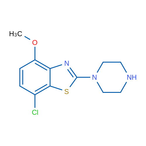 7-Chloro-4-methoxy-2-piperazin-1-yl-1,3-benzothiazole 10g