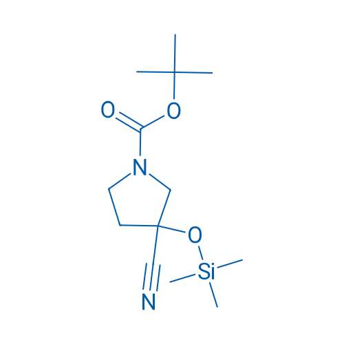 tert-Butyl 3-cyano-3-((trimethylsilyl)oxy)pyrrolidine-1-carboxylate 5g