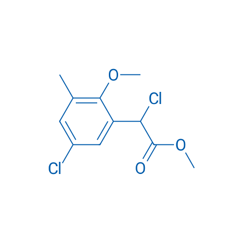 Methyl 2-chloro-2-(5-chloro-2-methoxy-3-methylphenyl)acetate 1g