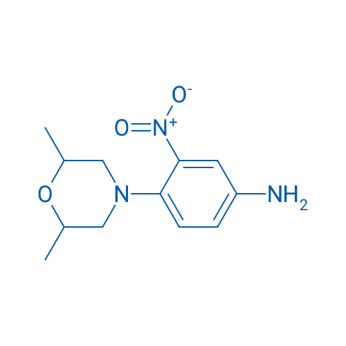 4-(2,6-Dimethylmorpholino)-3-nitroaniline 5g