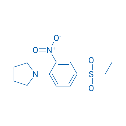 1-(4-(Ethylsulfonyl)-2-nitrophenyl)pyrrolidine 1g