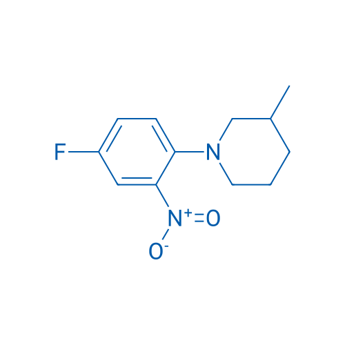 1-(4-Fluoro-2-nitrophenyl)-3-methylpiperidine 1g