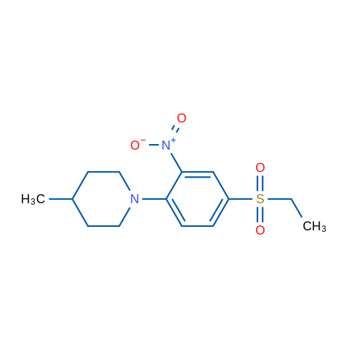 1-(4-(Ethylsulfonyl)-2-nitrophenyl)-4-methylpiperidine 1g