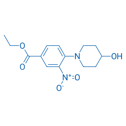 Ethyl 4-(4-hydroxypiperidin-1-yl)-3-nitrobenzoate 1g