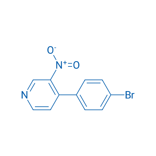 4-(4-Bromophenyl)-3-nitro-pyridine 250mg
