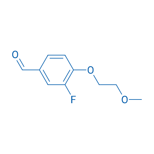 3-Fluoro-4-(2-methoxyethoxy)benzaldehyde 250mg