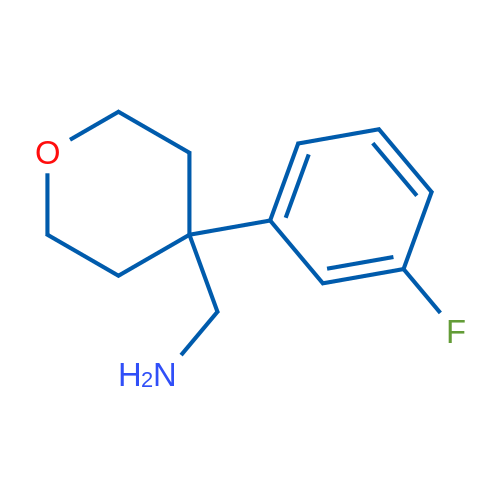 (4-(3-Fluorophenyl)tetrahydro-2H-pyran-4-yl)methanamine 10g