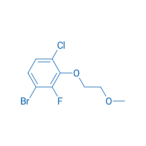 1-BRomo-4-chloro-2-fluoro-3-(2-methoxyethoxy)benzene 1g