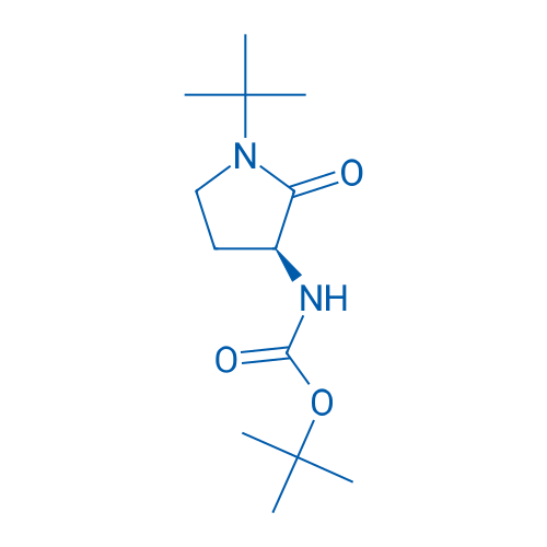 (S)-tert-Butyl (1-(tert-butyl)-2-oxopyrrolidin-3-yl)carbamate 1g
