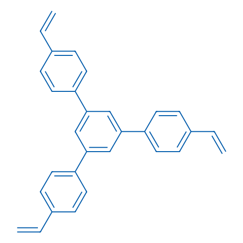 4,4''-Divinyl-5'-(4-vinylphenyl)-1,1':3',1''-terphenyl 1g