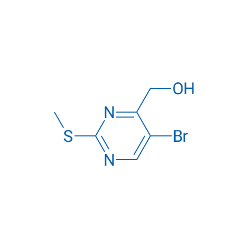 (5-Bromo-2-(methylthio)pyrimidin-4-yl)methanol 250mg