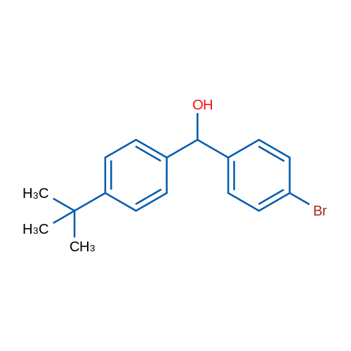 (4-Bromophenyl)(4-(tert-butyl)phenyl)methanol 1g