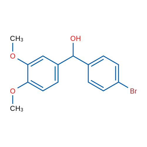 (4-Bromophenyl)(3,4-dimethoxyphenyl)methanol 1g