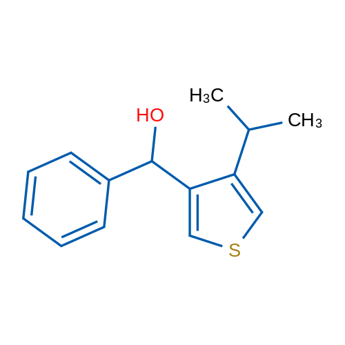 (4-Isopropylthiophen-3-yl)(phenyl)methanol 1g