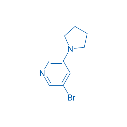 3-Bromo-5-(pyrrolidin-1-yl)pyridine 250mg