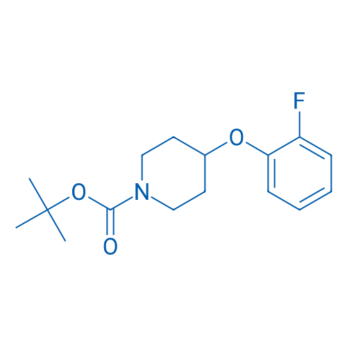tert-Butyl 4-(2-fluorophenoxy)piperidine-1-carboxylate 250mg