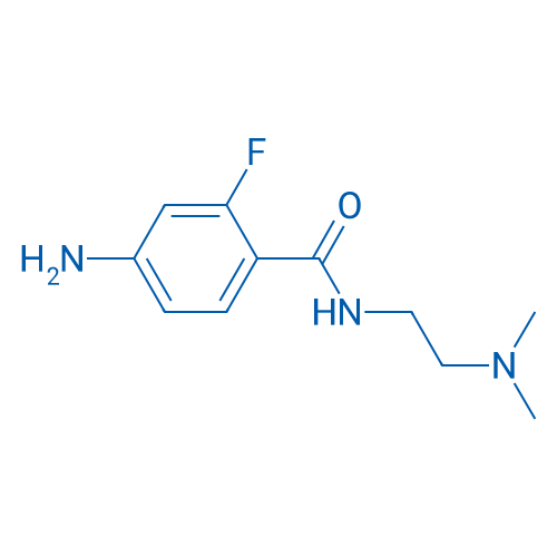 4-Amino-N-(2-(dimethylamino)ethyl)-2-fluorobenzamide 250mg