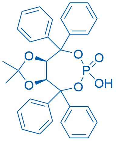 (3aR,8aR)-6-Hydroxy-2,2-dimethyl-4,4,8,8-tetraphenyltetrahydro-[1,3]dioxolo[4,5-e][1,3,2]dioxaphosphepine 6-oxide 1g