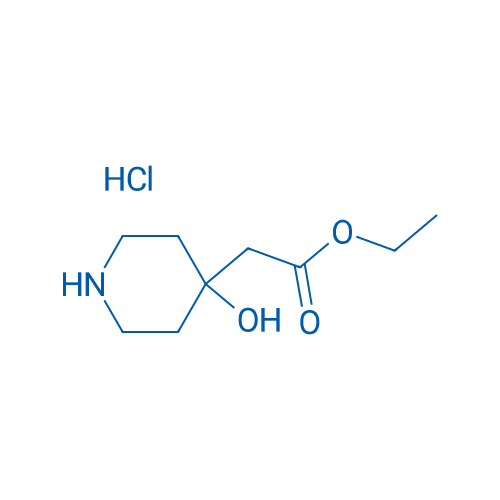Ethyl 2-(4-hydroxypiperidin-4-yl)acetate hydrochloride 250mg