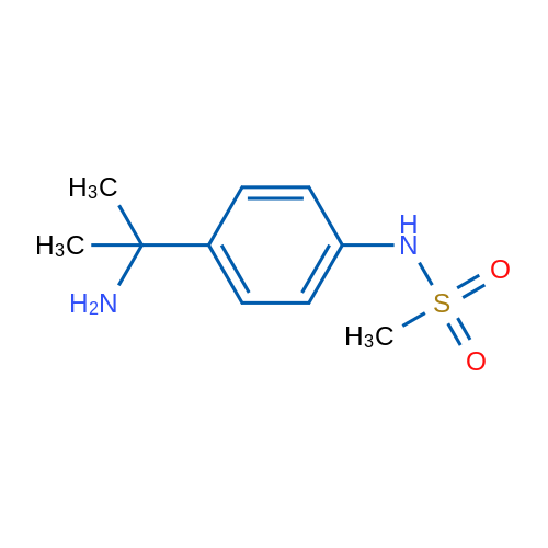 N-[4-(2-Aminopropan-2-yl)phenyl]methanesulfonamide 1g