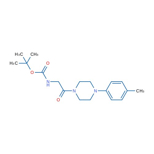 tert-Butyl N-{2-[4-(4-methylphenyl)piperazin-1-yl]-2-oxoethyl}carbamate 1g
