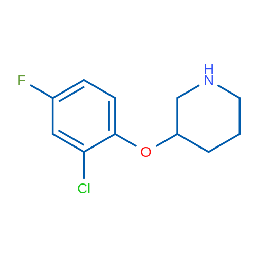 3-(2-Chloro-4-fluorophenoxy)piperidine 5g