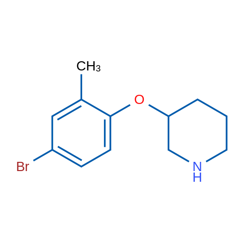 3-(4-Bromo-2-methylphenoxy)piperidine 1g