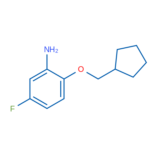 2-(Cyclopentylmethoxy)-5-fluoroaniline 5g