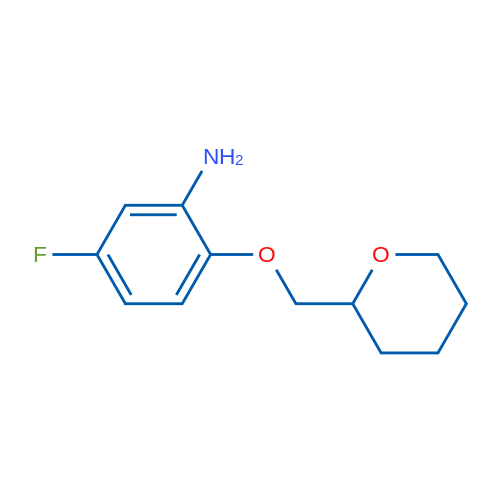 5-Fluoro-2-((tetrahydro-2H-pyran-2-yl)methoxy)aniline 1g