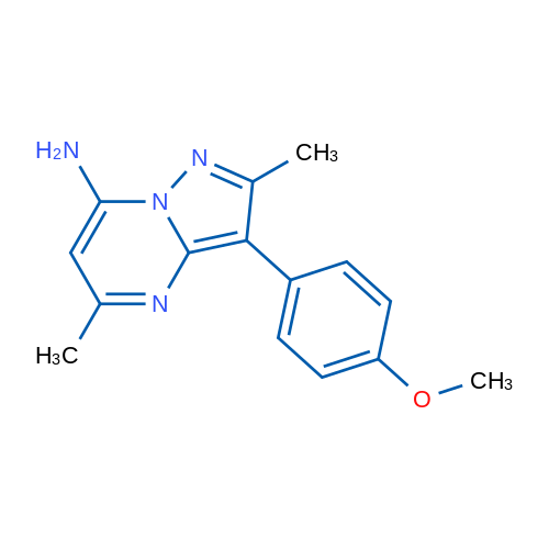 3-(4-Methoxyphenyl)-2,5-dimethylpyrazolo[1,5-a]pyrimidin-7-amine 5g