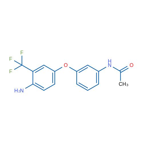 N-(3-(4-Amino-3-(trifluoromethyl)phenoxy)phenyl)acetamide 1g