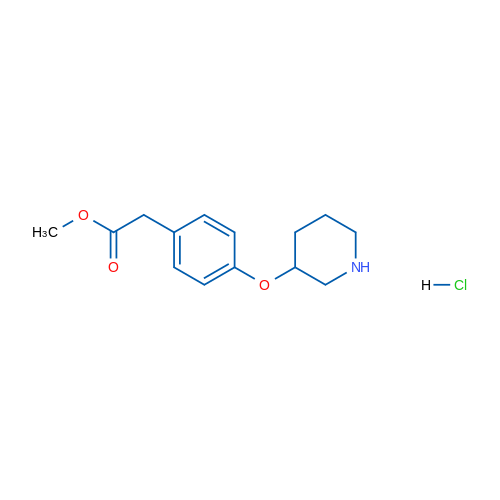 Methyl 2-[4-(piperidin-3-yloxy)phenyl]acetate hydrochloride 1g