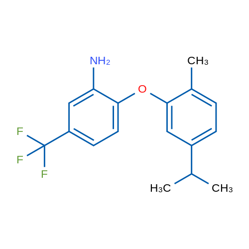 2-(5-Isopropyl-2-methylphenoxy)-5-(trifluoromethyl)aniline 5g