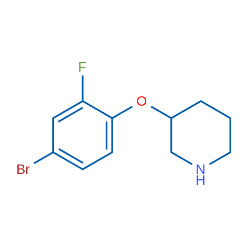 3-(4-Bromo-2-fluorophenoxy)piperidine 5g