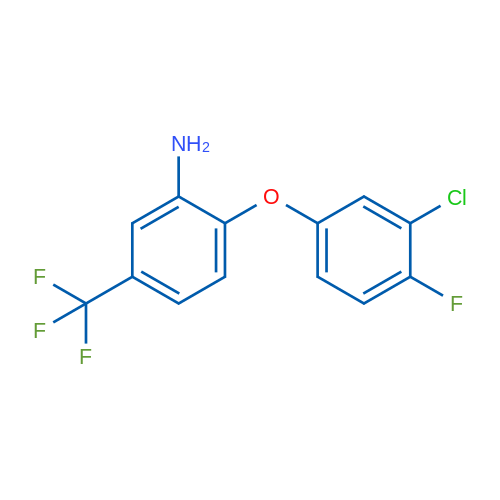 2-(3-Chloro-4-fluorophenoxy)-5-(trifluoromethyl)aniline 1g