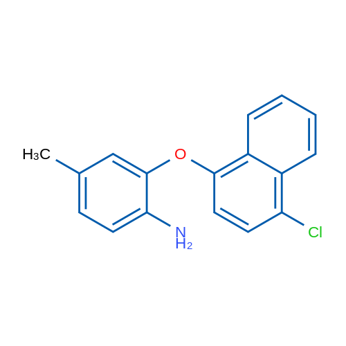2-((4-Chloronaphthalen-1-yl)oxy)-4-methylaniline 1g