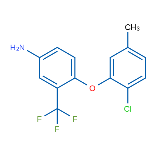 4-(2-Chloro-5-methylphenoxy)-3-(trifluoromethyl)aniline 5g