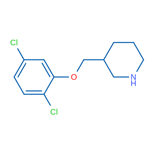 3-((2,5-Dichlorophenoxy)methyl)piperidine 5g