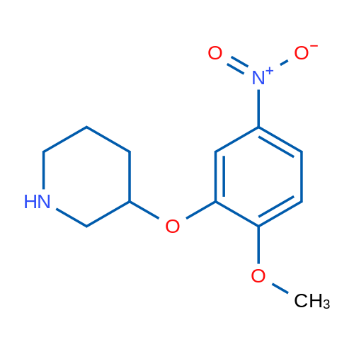 3-(2-Methoxy-5-nitrophenoxy)piperidine 1g