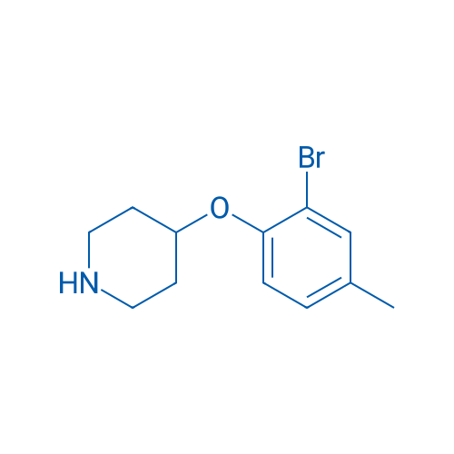 4-(2-Bromo-4-methylphenoxy)piperidine 1g