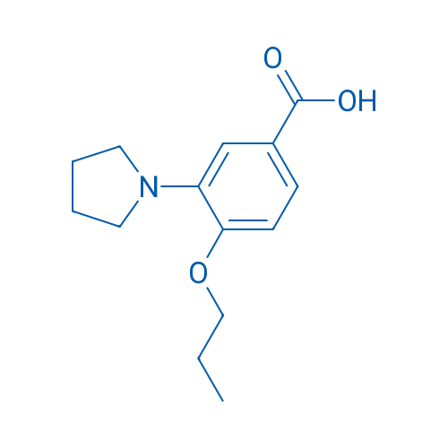 4-Propoxy-3-(pyrrolidin-1-yl)benzoic acid 5g